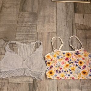 Aerie Lace Bralette in Soft Gray
